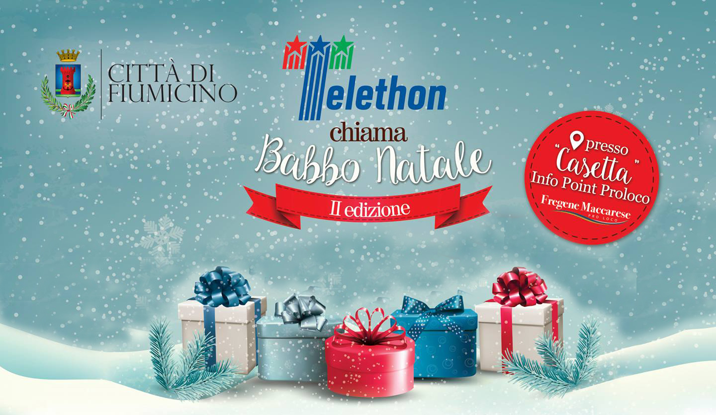 Biglietti Di Natale Telethon.Telethon Chiama Babbo Natale Fregeneonline Com